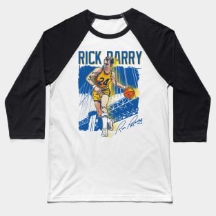Rick Barry Golden State Square Baseball T-Shirt
